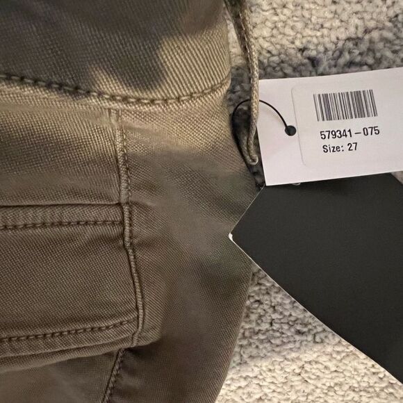 J Brand Womens Ani 7035B114 Midi Skirt Olive Drab Khaki 27 - Picture 10 of 16